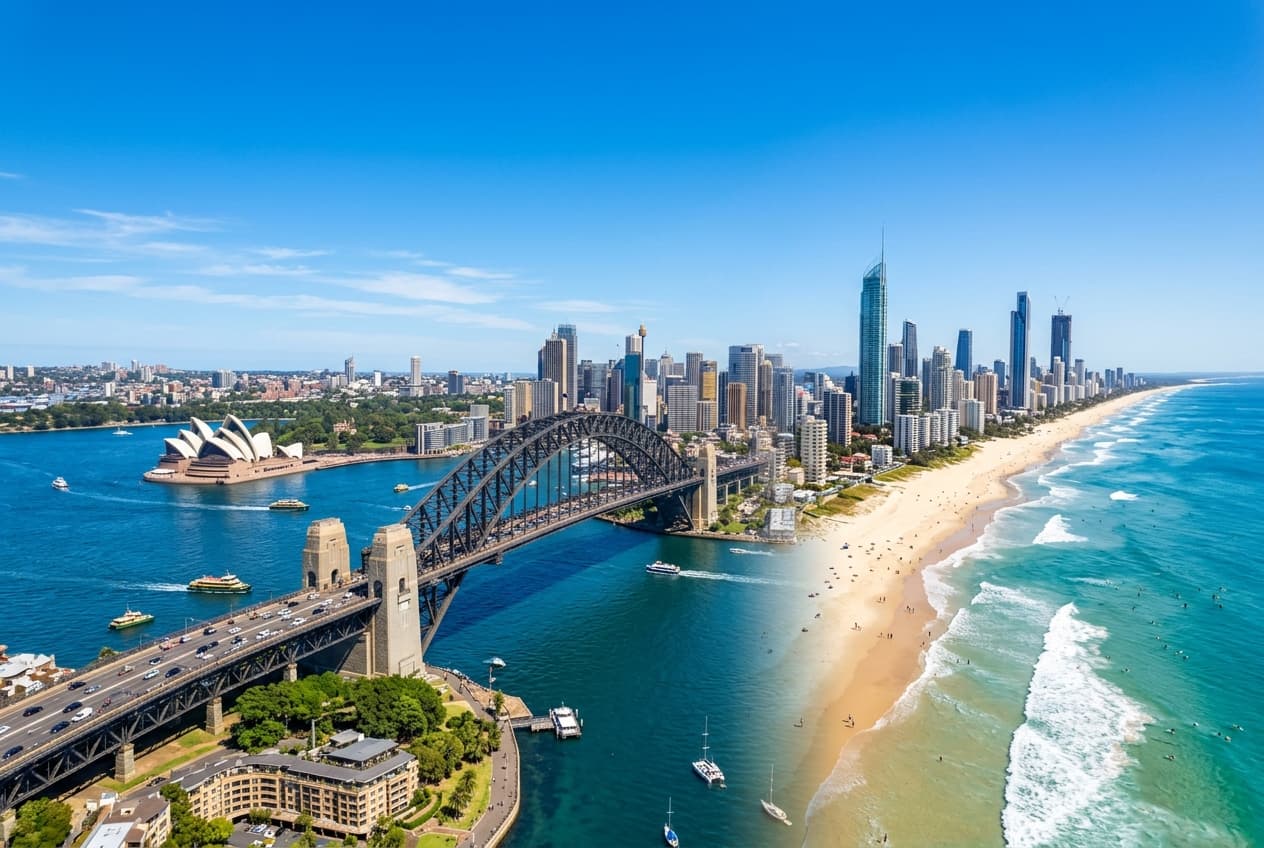 Wonderful Australia: Sydney Opera & Gold Coast