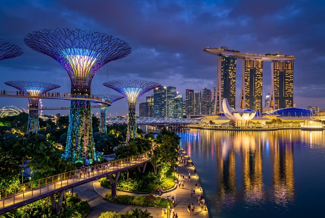 Singapore Highlights: Gardens & Sentosa Island